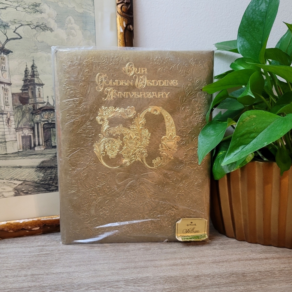VTG Hallmark 50th Wedding Anniversary Album
